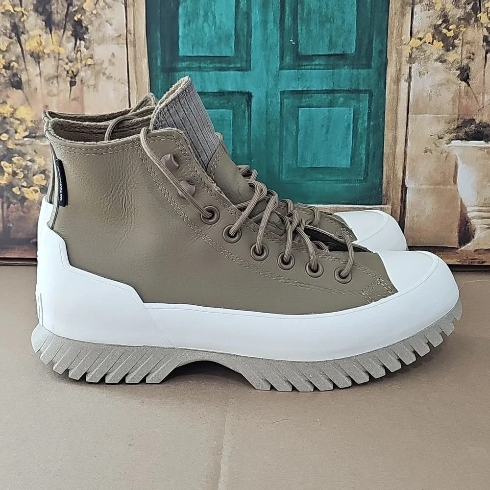 Converse CTAS Lugged 2.0 CC Leather Waterproof Boot BROWN A04634C Women 9 Men 7‎